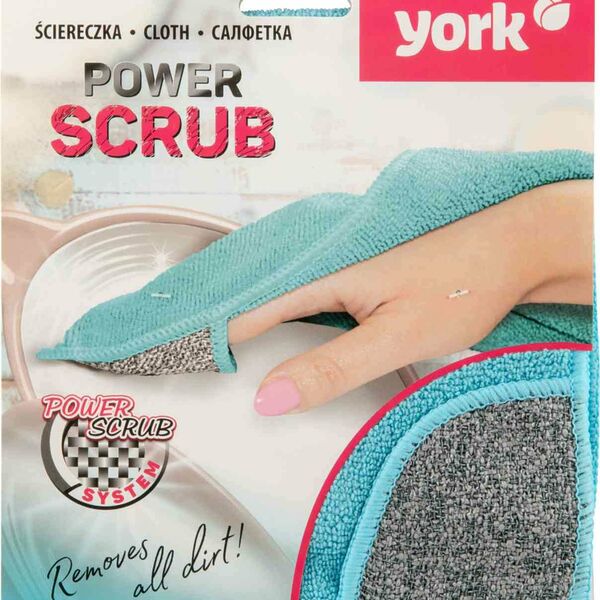 Салфетка из микрофибры Power Scrub ТМ York (Йорк)