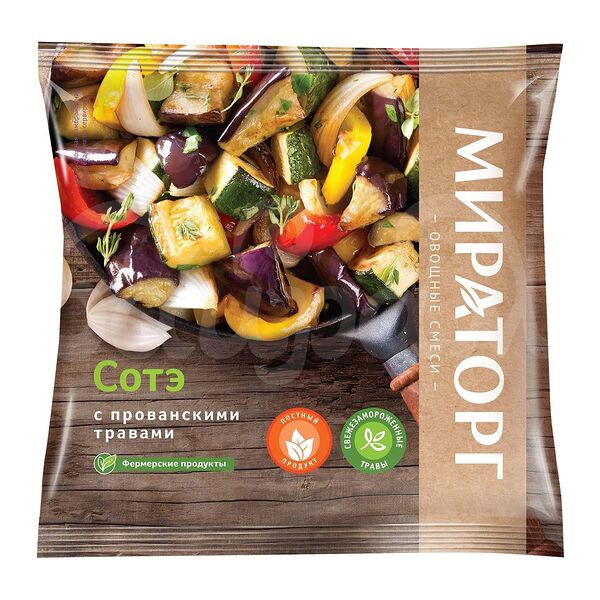 Смесь овощная Сотэ Мираторг 400гр с Прованскими травами зам пак