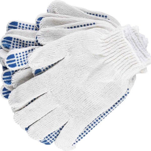 Перчатки с односторонним напылением Точка, 5 пар