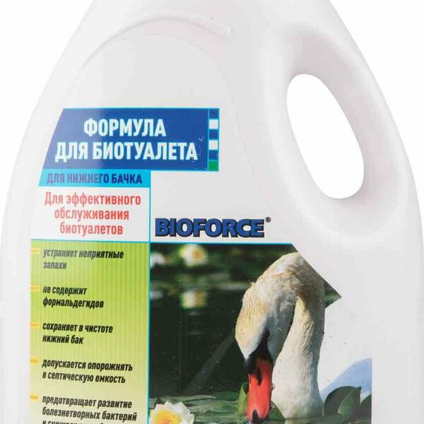 Биологическое средство для биотуалета для нижнего бачка Чистый биотуалет ТМ Bioforce (Биофоррс) 1л