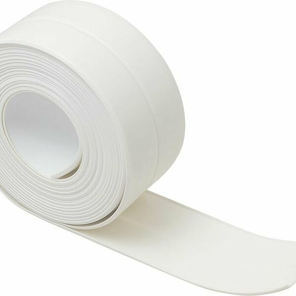 Лента бордюрная герметик 40 мм уп. 3,35 м белая