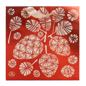 Пакет подарочный «Азбука Вкуса» Шишки 15х13х9см, Россия