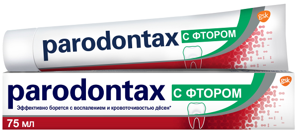 Зубная паста Parodontax с фтором 75 мл