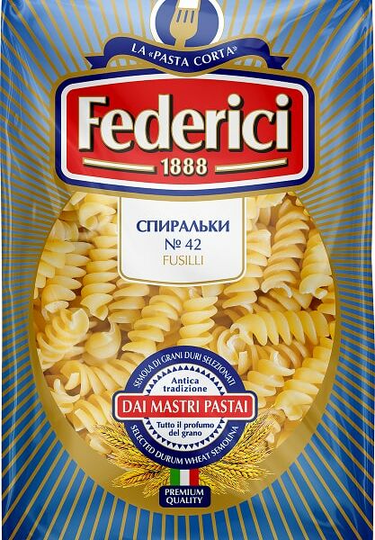 Макароны Federici Спиральки 400г