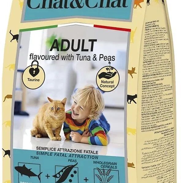 Сухой корм Chat&Chat Expert Premium для взрослых кошек, с тунцом 900 гр