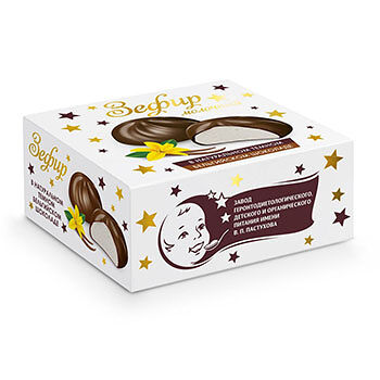 Зефир молочный с ванилью в темном бельгийском шоколаде