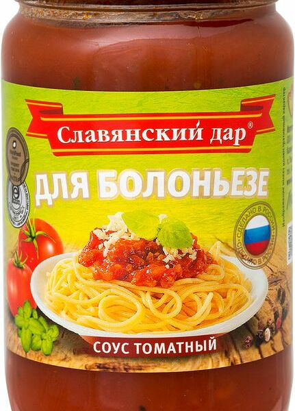 Соус томатный Славянский дар для болоньезе