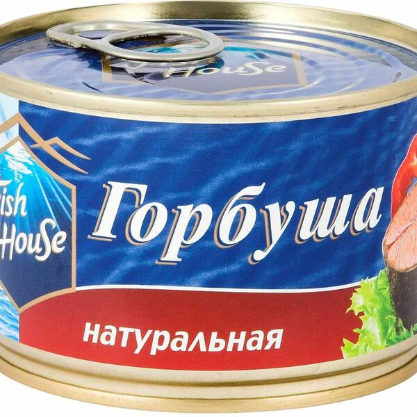 Горбуша Fish House натуральная, 245г