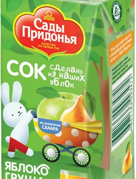 Сок Сады Придонья Яблоко-груша 125 мл