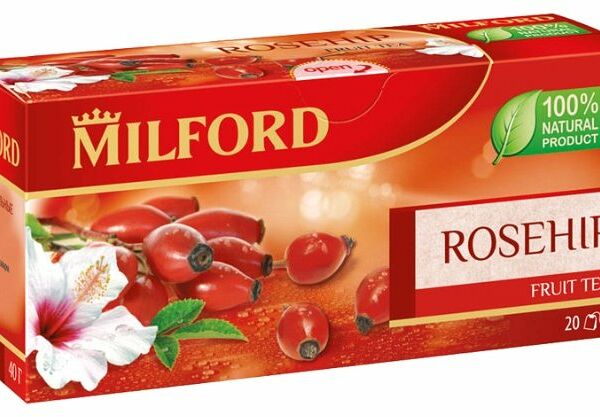 Чай красный Milford Rosehip в пакетиках