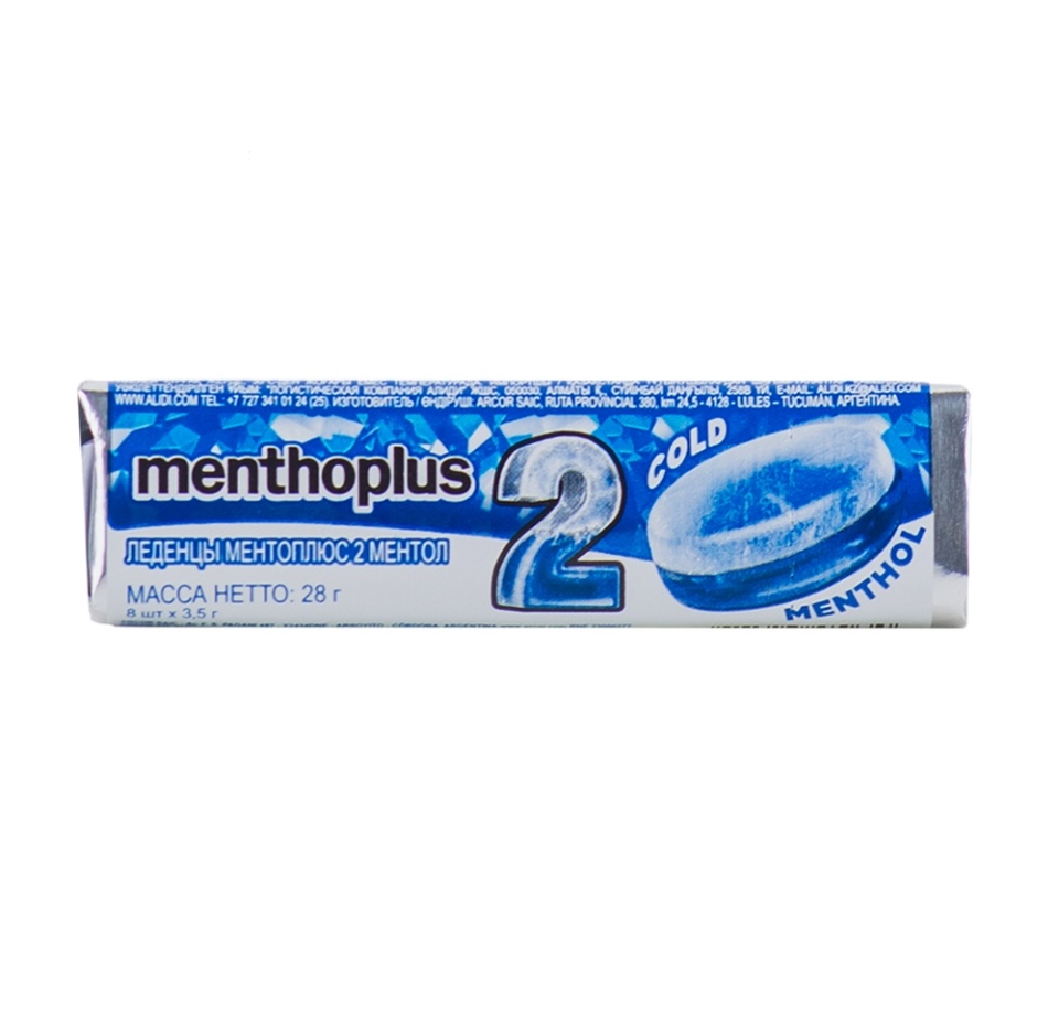 

Леденцы Menthoplus 2-menthol, 28 г