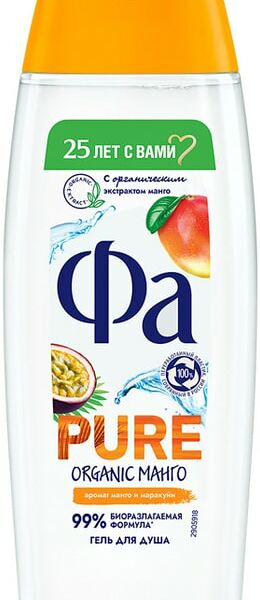 Гель для душа Фа Pure Organic Манго 250мл
