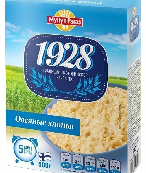 Хлопья овсяные Myllyn Paras