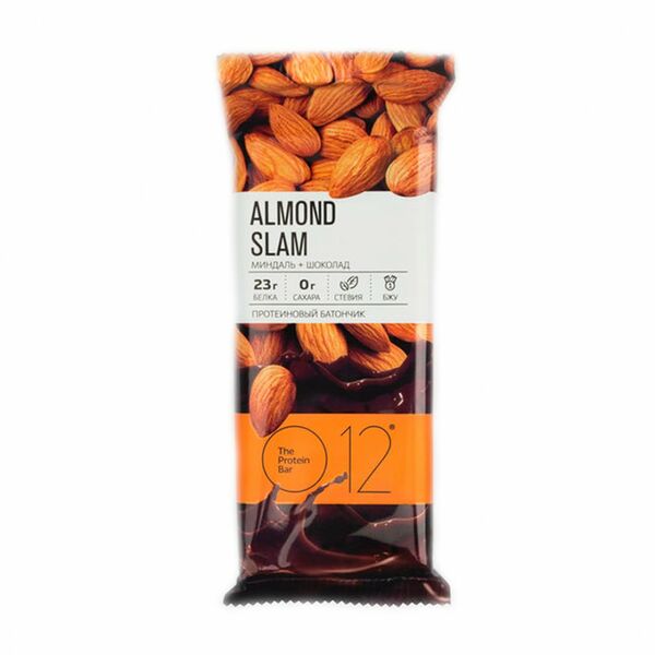 Батончик протеиновый О12 вафельный Миндаль-Молочный Шоколад