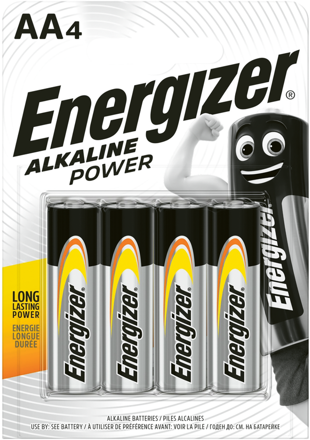

Элемент питания ENERGIZER Alkaline Power AA, 4 шт