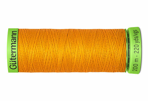 744581 Нить Extra Fine 150 для особо деликатных тканей, 200м, 100% п/э Gutermann(362 оранжево-желтый)