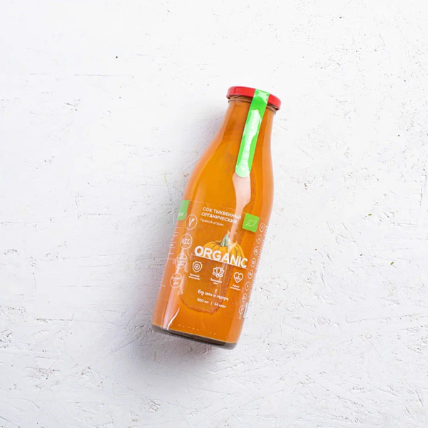 Органический тыквенный сок прямого отжима