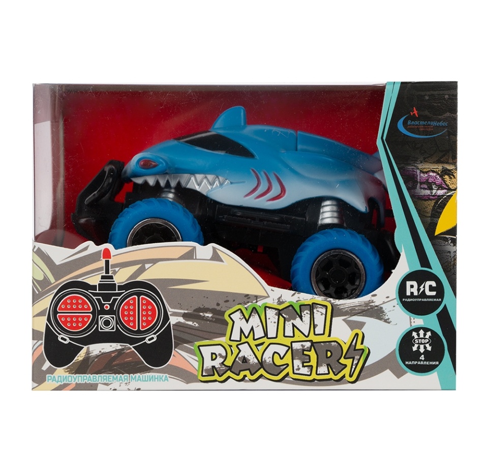 

Машинка Mini Racers р/у голубая, Китай