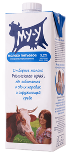 Молоко Му-у, 3.2% в Магнит со скидкой –13%