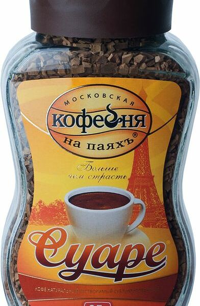 Кофе Московская кофейня на паяхъ Суаре растворимый сублимированный 95г