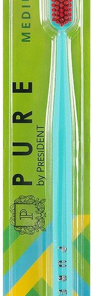 Зубная щетка PRESIDENT Pure by Medium, средней жесткости
