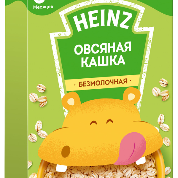 Каша Heinz безмолочная Первая овсянка, с 5 месяцев, 180г