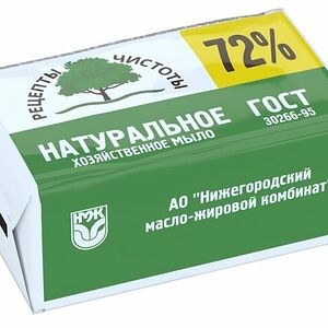 Мыло хозяйственное НМЖК Рецепты чистоты 72% 200 г