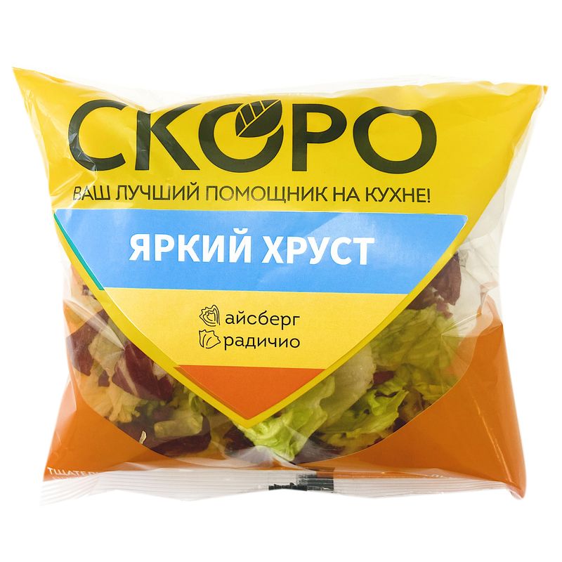 

Салатная смесь Scoro яркий хруст айсберг-радичио 125 г