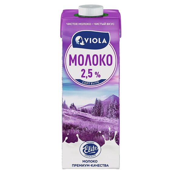 Молоко Viola питьевое ультрапастеризованное 2,5%