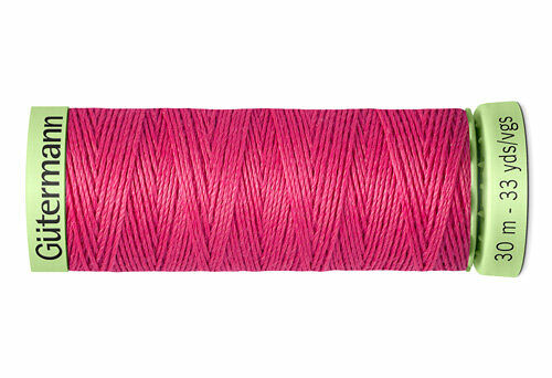 744506 Нить Top Stitch для отстрочки, 30м, 100% п/э Gutermann(890 т.пурпурно-розовый)