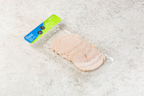 Филе индейки копчено-вареное, нарезка