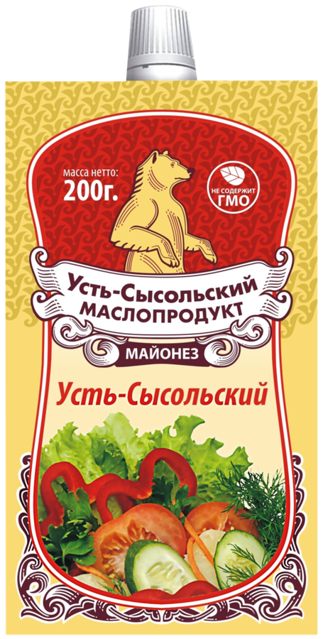 

Майонез Усть-Сысольский маслопродукт 57%, 200 г