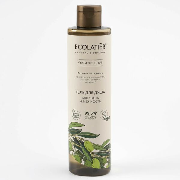 Гель д/душа ECOLATIER Olive Мягкость и нежность