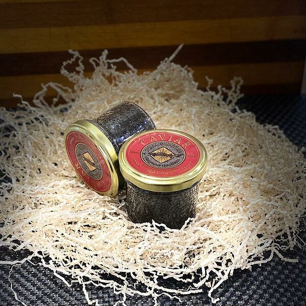 Икра черная осетровая малосольная, 100гр