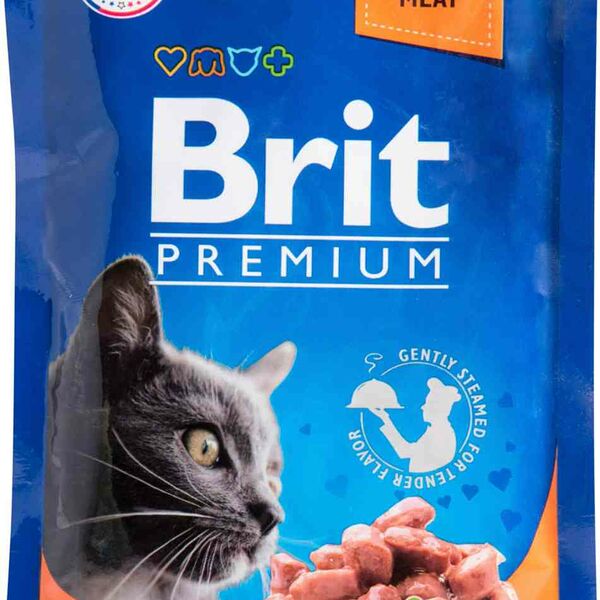 Корм для стерилизованных кошек Brit Premium Лосось в соусе
