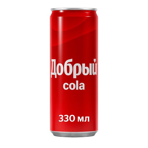 Напиток безалкогольный сильногазированный Добрый Cola 330мл