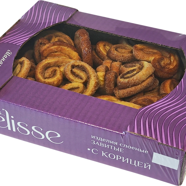 Изделие сдобное Delisse Заряшки слоеные с корицей