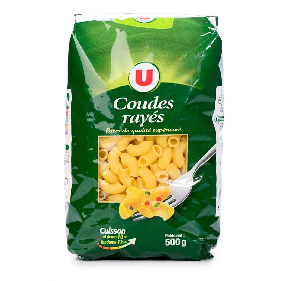 

Макаронные изделия «Трубочки», Sistem U