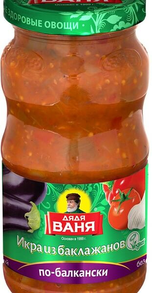 Икра Дядя Ваня из баклажанов по-балкански 460г