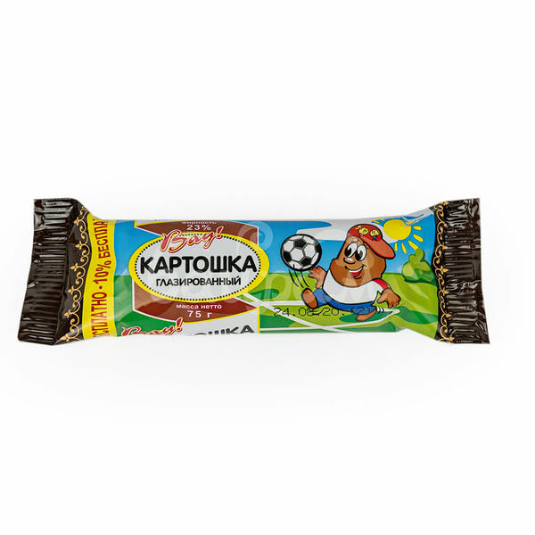 Продукт с творогом Вау!  23% 45гр Картошка фольга