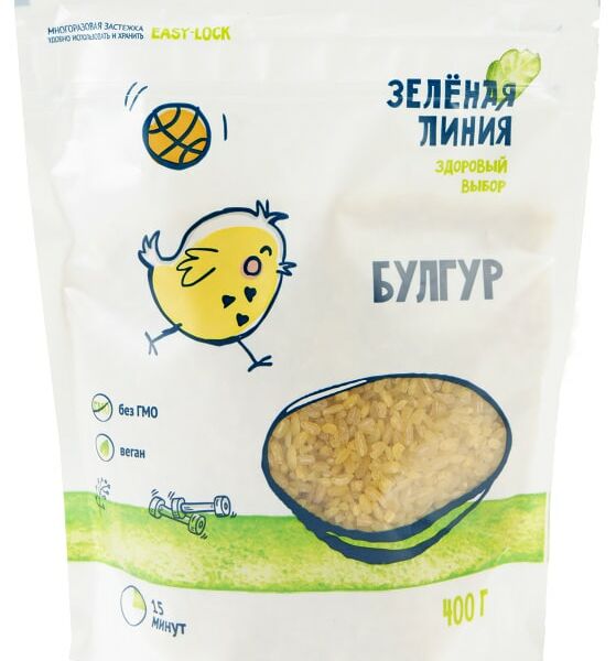 Крупа Зеленая Линия Булгур 400г