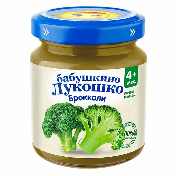 Пюре овощное Бабушкино Лукошко Брокколи