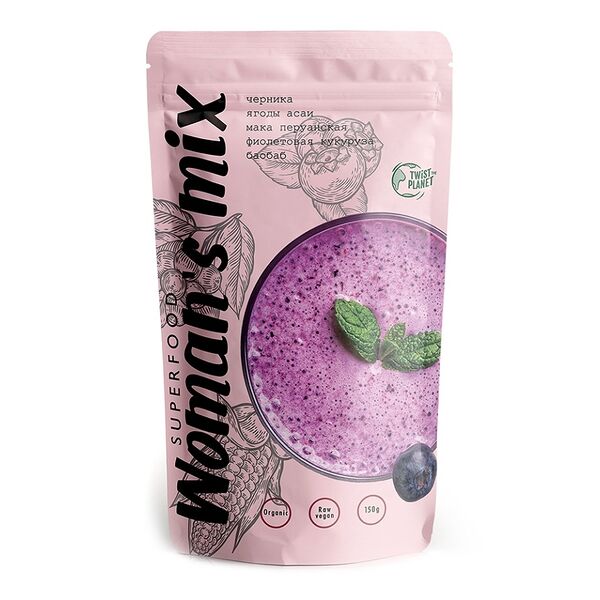 Микс суперфудов Twist the planet Woman mix