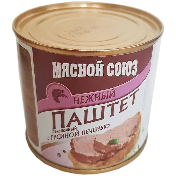 Паштет Мясной Союз из гусиной печени