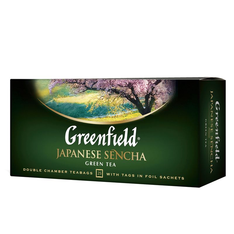 

Чай зеленый Greenfield Japanese Sencha в пакетиках 25 шт 50 г