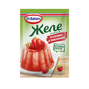 Смесь для приготовления желе Dr. Oetker со вкусом клубники и земляники