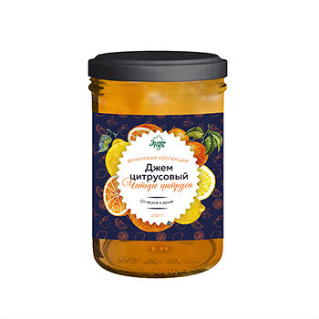 Джем Зеленая гора 4 цитруса 250г, Россия