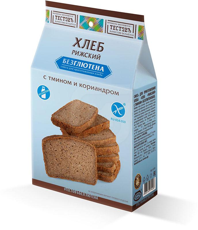 

Смесь Тестовъ для приготовления Хлеб Рижский с тмином и кориандром без глютена 400 г