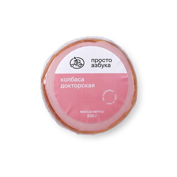 Колбаса варёная «Докторская» в синюге, «Просто Азбука»