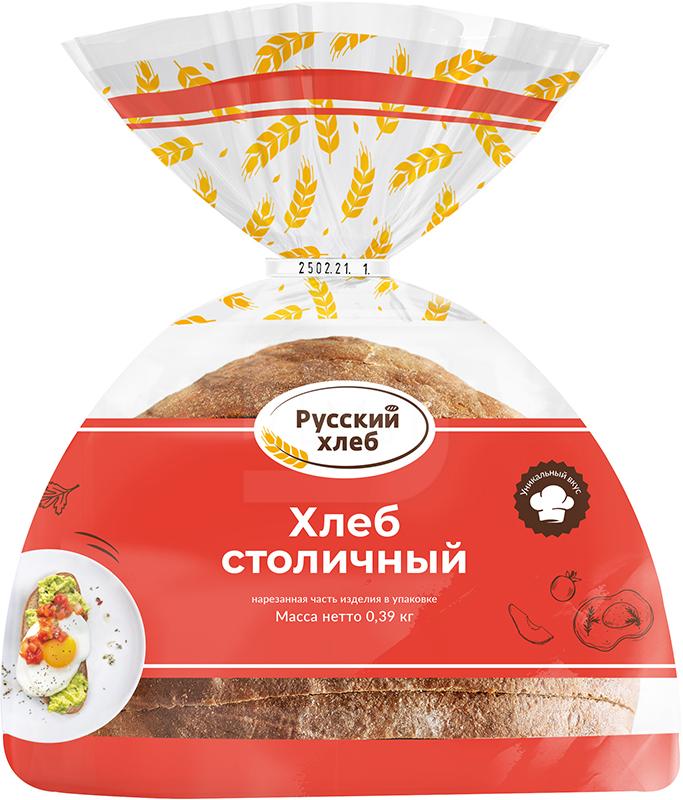 

Хлеб Русский хлеб Столичный ржано-пшеничный